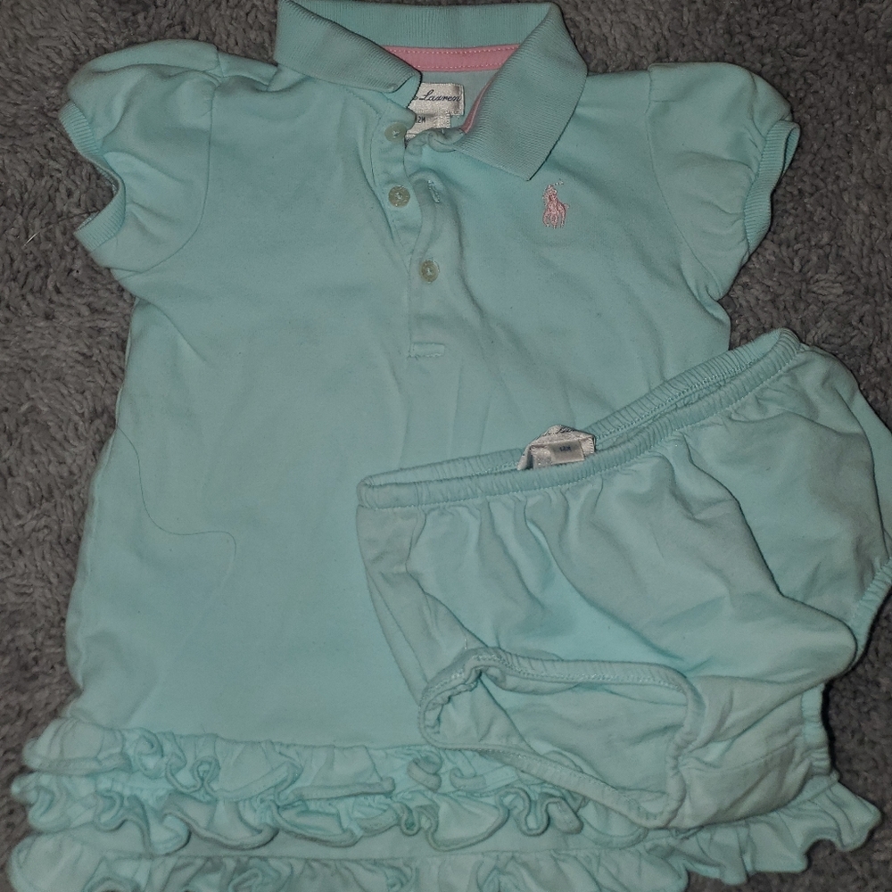 Ralph Lauren dress and bloomer